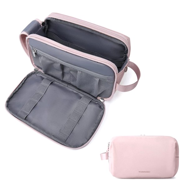 Mænds Rejsetilbehørspose Organizer Dopp Kit Vandafvisende Tilbehør Skægvaskpose