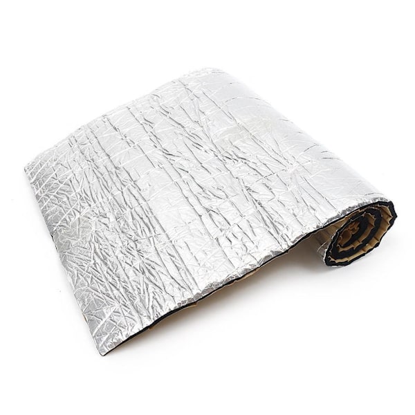 10mm Tykk Bildempende Matte Foldbar Vanntett Brannsikker Støyreduksjon Bildempende Matte Bil Lyddemper 40x100cm