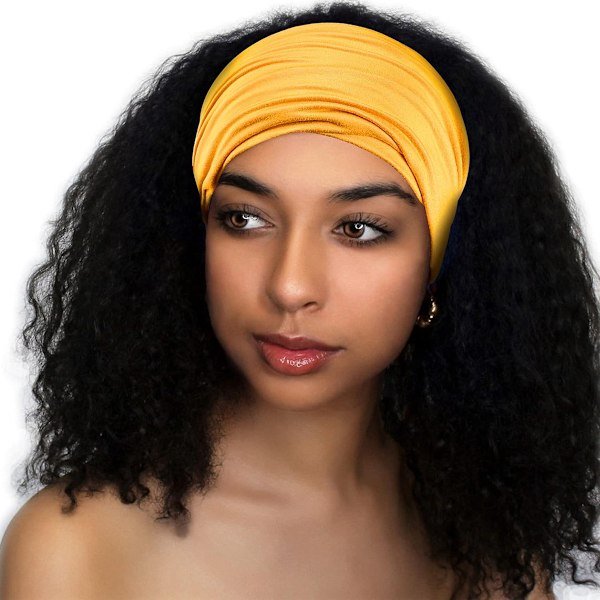 6 stk. Hårbånd til Kvinder Boho Bredt Hårbånd Hårbånd Knyttet Hoved Wraps Turbaner Hårtilbehør