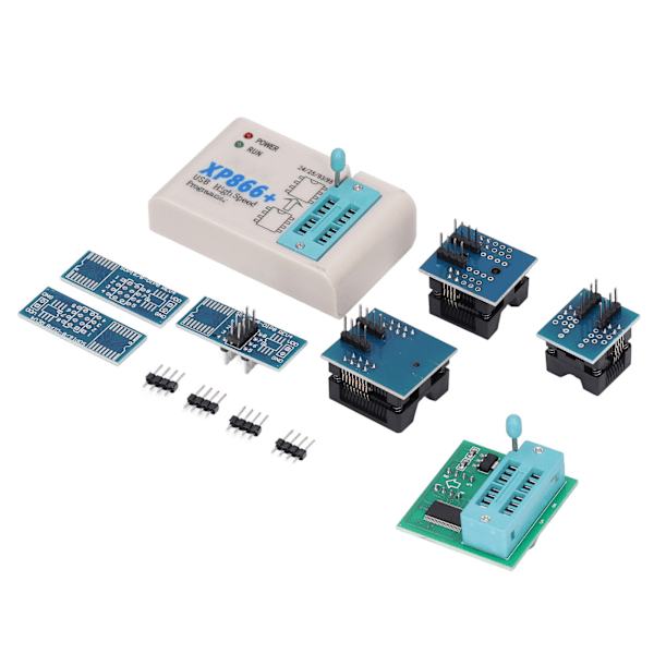 XP866 Hög Hastighet SPI FLASH Programmerare BIOS Chip USB Programmeringskit för 24 25 93 EEPROM
