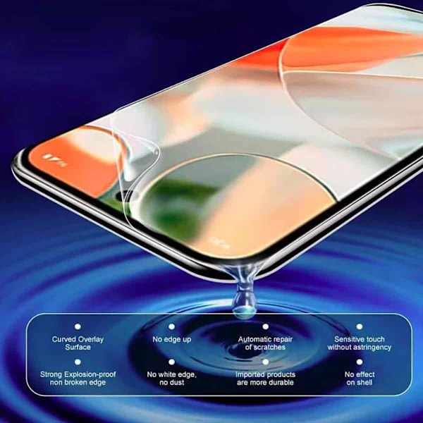 Galaxy S22 Ultra Skärmskydd Displayfilm Heltäckande transparent