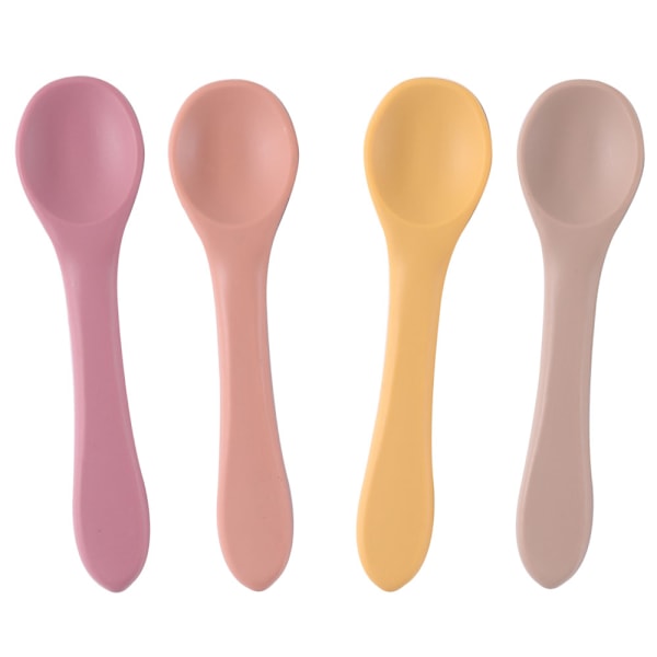 Miniware Träningssked Bestick Silikon Modern & Hållbar Design Diskmaskinsäker