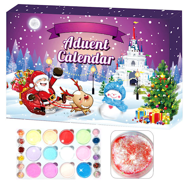 24 stk/sett Adventskalender 2020 Nedtelling til jul for barn og tenåringer