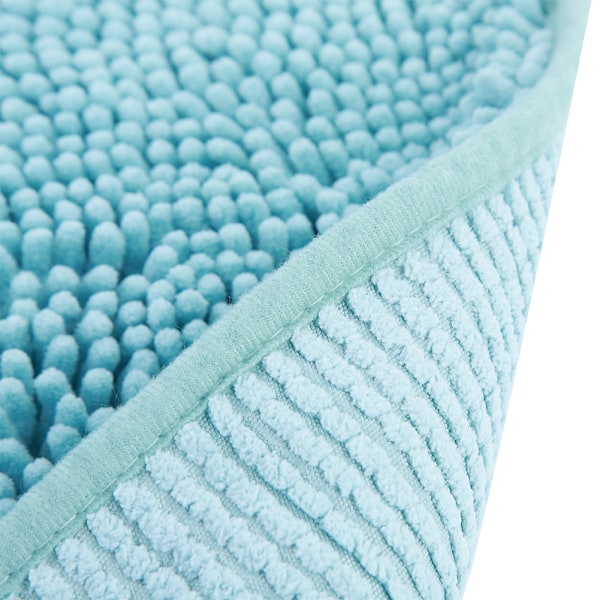 2 stk. Chenille Anti-slip Vandabsorberende Skridsikker Måtte Badeværelse Stue