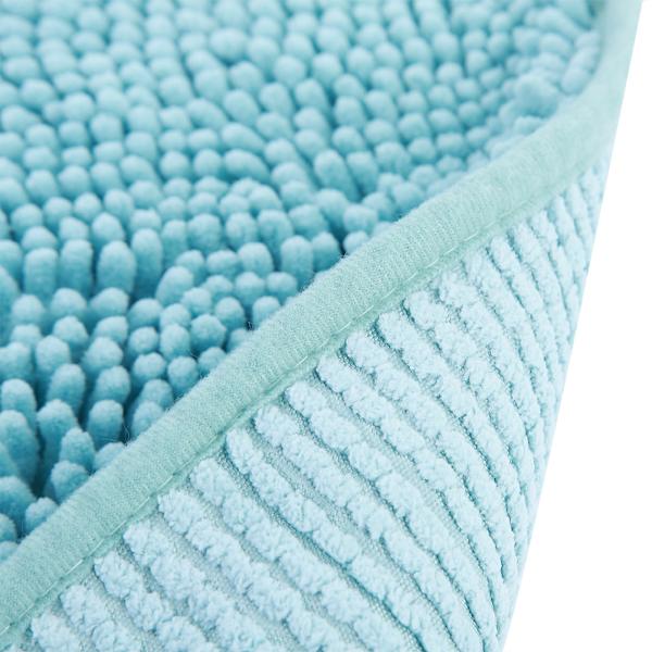 2 stk / sett Chenille Anti-skli Vann Absorberende Sklisikker Matte Bad Stue