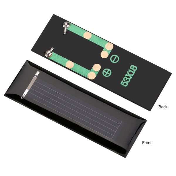 10 st 0,5 V 100 mA Mini bärbar polykristallin solpanel DIY