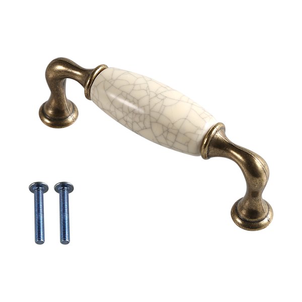 Retro Køkken Skab Keramiske Dørgreb Garderobe Knapper Skab Skab Træk 2#