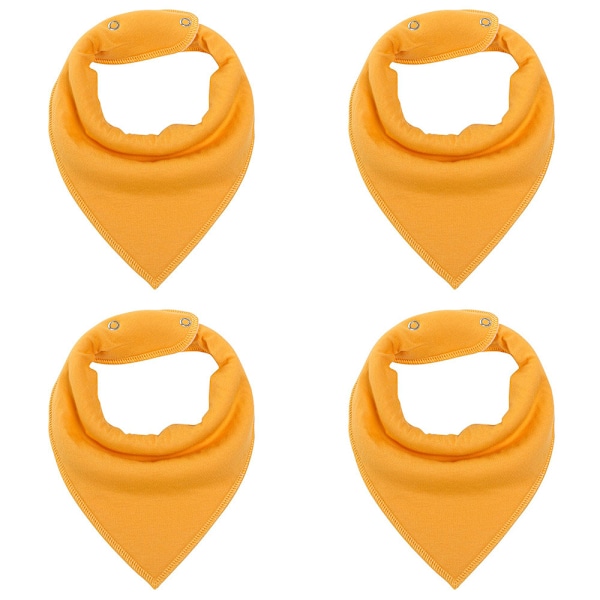 Baby Bandana Drool Bibs för Drool och Tandspottning 4-pack