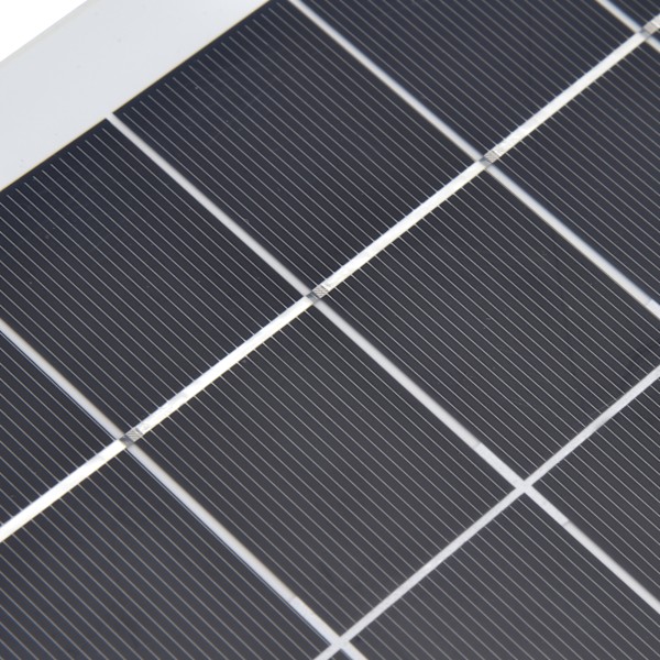 10W Solpanel Oplader Kit med 60A Controller Dobbelt USB Hun-Porte til Campingvogne, Både, Fly, Satellitter