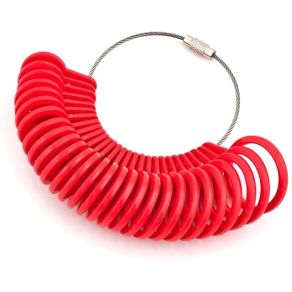 Ringmätare - Fingermätare Mätverktyg 27 st Storlek 1-13$ Smycken Fingermätare Mätring - Ringstorleksmätare Fingerstorleksmätare Set 27 st Cirkel