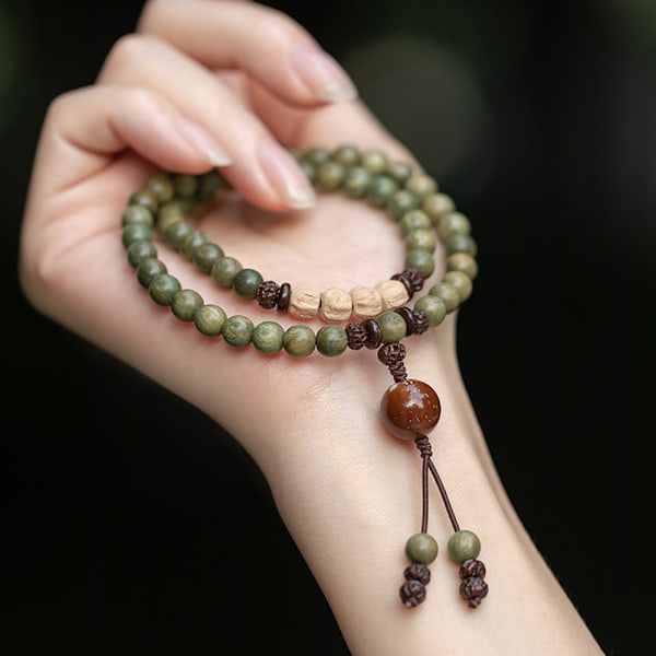 Yoga Meditation 6mm/8mm Bøn Buddha Perler Wrap Armbånd, Mænd Kvinder Buddhistiske Bøn Perler Armbånd