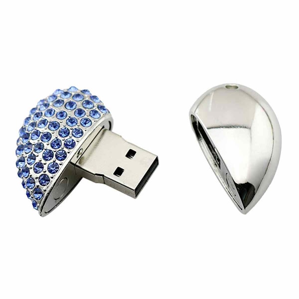 Kreativ Hjerteformet USB Flash Drive 128 GB