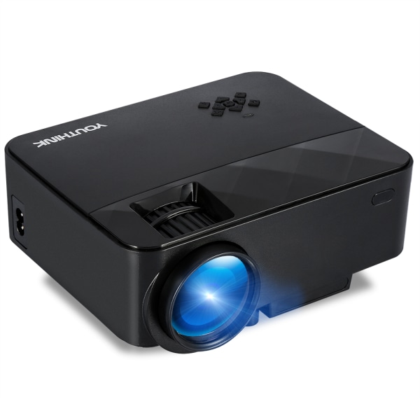 LED-videoprojektorstöd 1080P Mini Portable för PC Laptop