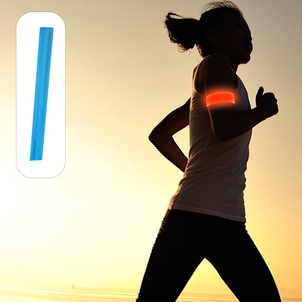 Reflekterande självrullande armband för vuxna och barn, nattlöpning och cykelarmband
