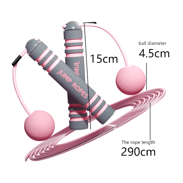 2-in-1 Naruttomat Hyppyköyttä, Solmuton Nopea, Sopii Kuntoiluun, Harjoitteluun, Treeniin, Aerobiseen Liikuntaan