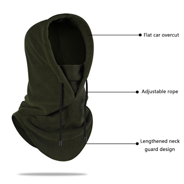 Varm Fleece-maske for Ansikt og Hals for Kaldt Vær