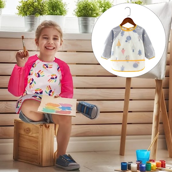 Barnematdrakter, baby vanntette langarmet drakter
