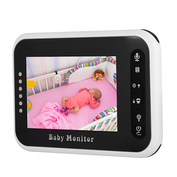 3,5 tum Display Infraröd Nattseende Trådlös Digital Videokamera Babymonitor 100‑240V
