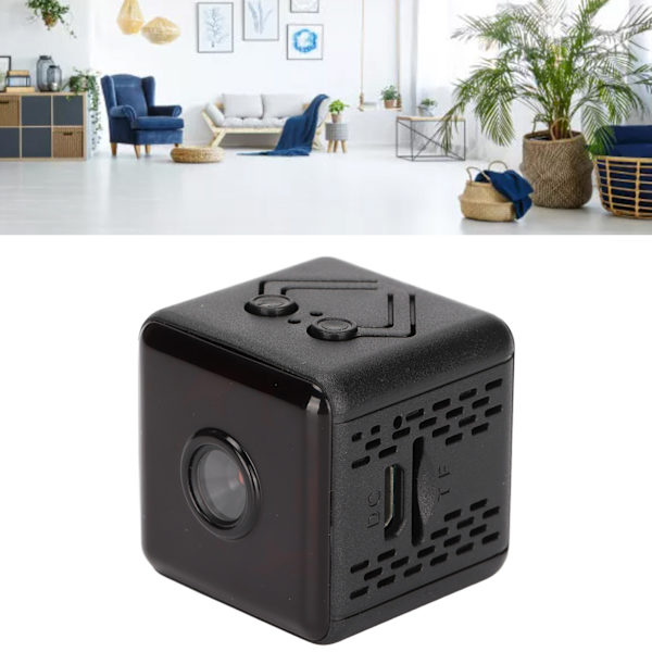 Mini Kamera WiFi 4K HD Rörelsedetektering Loopinspelning Nattseende Mikro Videokamera för Hem Säkerhet Utomhus