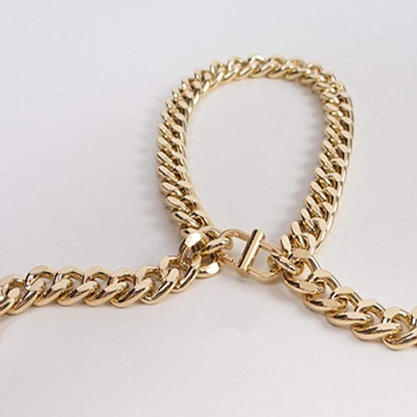 6 stk Justerbare Metallspenner for Kjedeveske, Kjedelinker Mini Klips for å Forkorte Lengden på Metallkjeden
