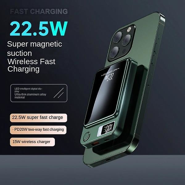 Magnetisk bärbar laddare 20000 mAh Snabbladdning 22,5W