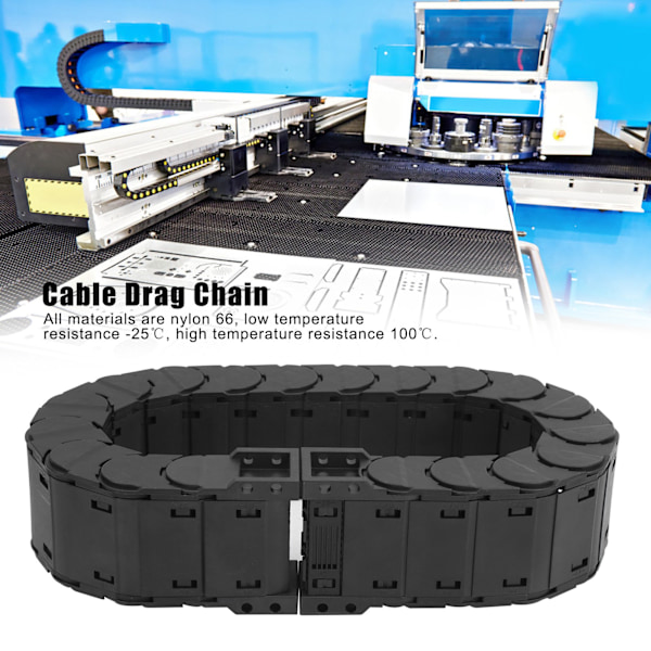 Kabeltrekkkjede Fullt Lukket Lav Støy Serie Tank Slepetau Avtakbar Samling D25 x 100 1 Meter