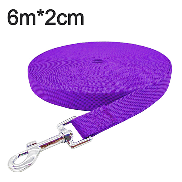 Nylon Treningsline for Hunder, Liten, Middels og Stor, Lang Line for Hund/Valp