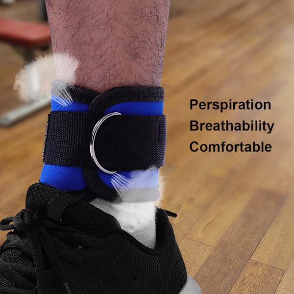 Ankelremme Benstyrketræning Vægtbærende Power Strap Fodring Til Fitness (Blå)
