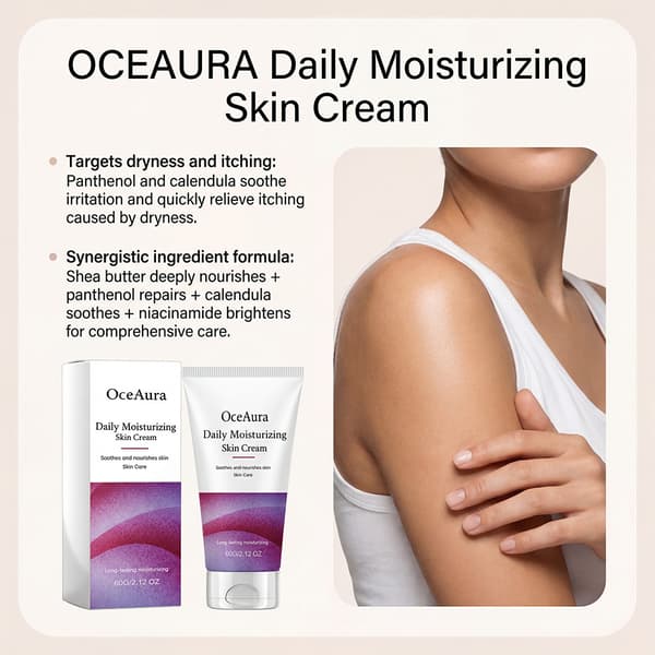 Moisturizing body lotion, mild, hydrating, refreshing, softening and non-sticky.