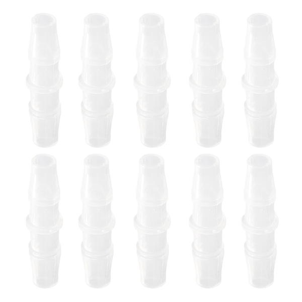 10 st Slangkoppling PP-rörkontakt Fogar Lika Diameter Rak Genomgående Set Kit 7,9‑7,9