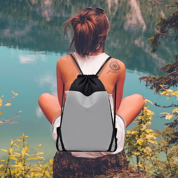 Trækordsrygsæk Gym Taske Sackpack Snørepose Pakke Tasker
