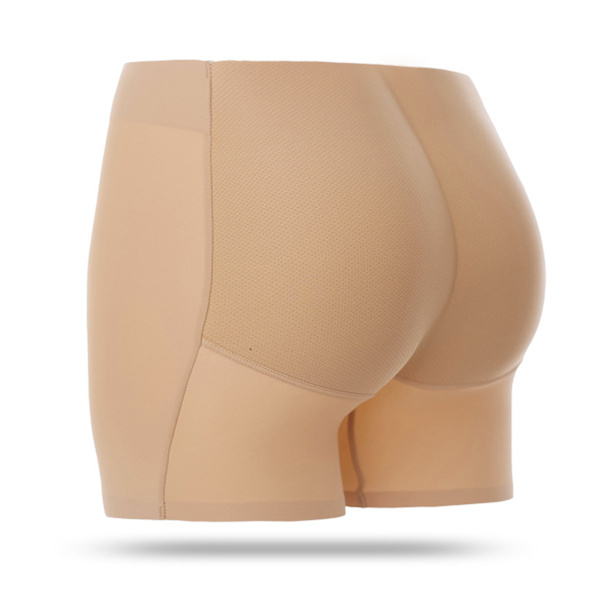 Kvinnors Butt Lifter Padded Underkläder Sömlösa Andningsbara Hip Enhancer Butt Lifter Kalsonger för Kvinnor Hudfärg XL