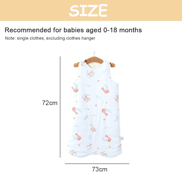 Babysockpåse höst/vinter barnens onepiece pyjamas