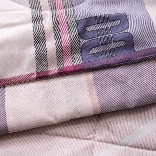 Tvättad Grid Queen Sommar Luftkonditionering Comforter Quilt Täckfilt för Barn Vuxna (S)