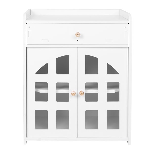 Sovesofa Natbord Sengebord Skab med En Skuffe Hjem Opbevaring Organizer
