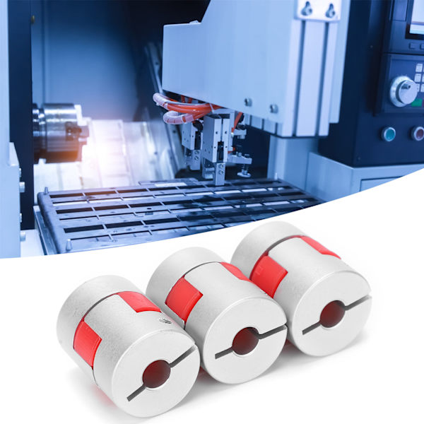 3 stk Fleksible Koblinger Aluminium Legering Kugleskrue Koblingskit Motor Tilbehør GMC‑25x30 Ydre Diameter 25 Længde 30 Indre Hul 12-12
