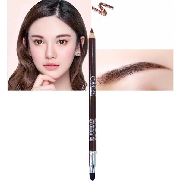Øjenblyant med indbygget spidser, Express Brow 2-i-1 Blyant og Pudder Øjenbryn Makeup Brow Draw and Fill Brow Tool