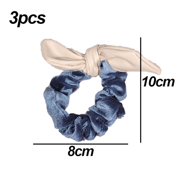 Jänis-korvat söpöt No Crease Scrunchies - Uni- ja yöscrunchies