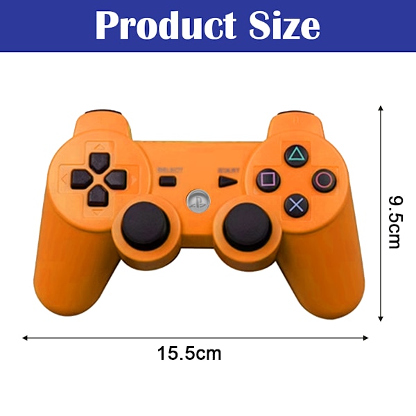 PS3 Bluetooth langaton tärinäohjain ps3 peli langaton ohjain orange