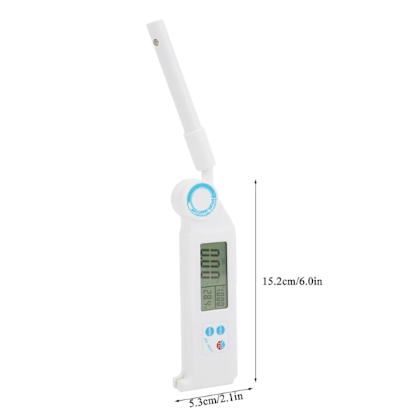 SA-1017 Foldbar Digital Saltvandsmåler TDS EC Detektor Tester til Akvakultur Swimmingpool