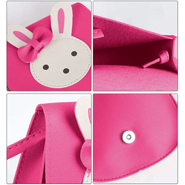 Bue Crossbody Veske, PU Skulderveske for Jenter og Småbarn
