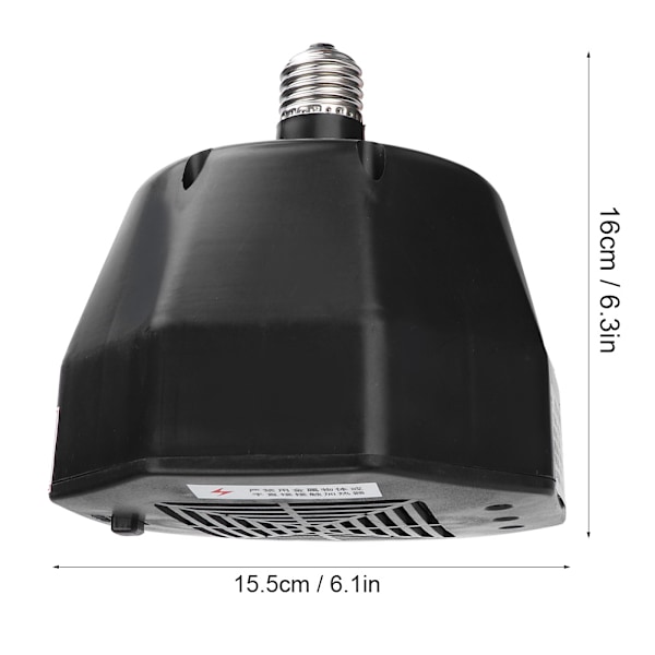 NFD-2 220V Värmelampa för Djur Fjäderfä Brooder Griskultingar Kyckling Brooder Håll Värme Ljus