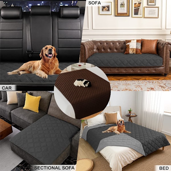 Hunde- og kattesengtrekk - Vanntett dyresengteppe for sofa og møbler
