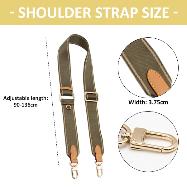 Taske Remme Udskiftning Crossbody Tasker Håndtaske Bred Nylon Læder Justerbar, Skulder Crossbody Taske Rem