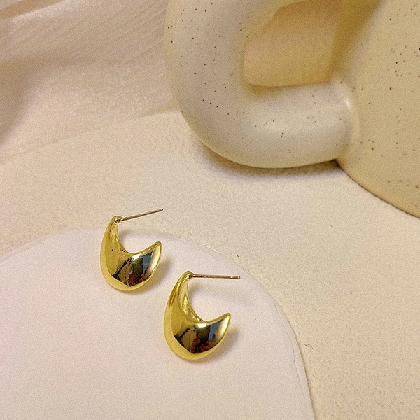 Guld dråbeøreringe niche design fornemhed studs unik temperament øreringe