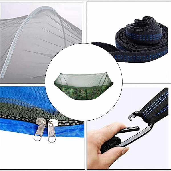 Automatisk snabböppning, utomhus enkel och dubbel nylonduk campinghängmatta för camping