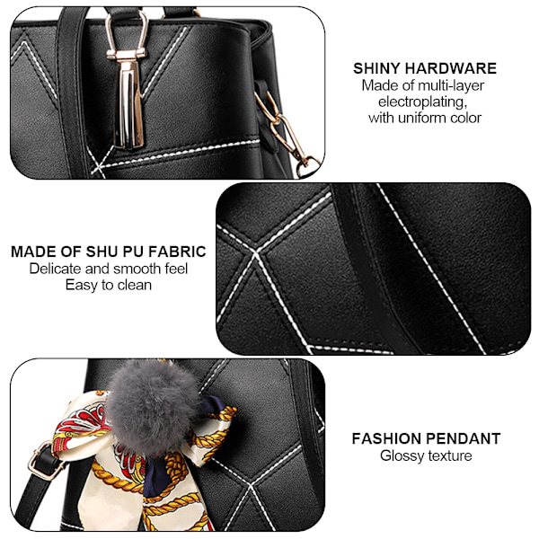Høst og vinter ny damemote håndveske trend skulder crossbody bag