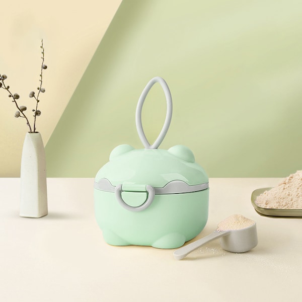 Babymelkpulverdispenser, Bærbar Melkpulverdispenser Snacks Oppbevaringsbeholder for Reise Soverom Utendørs
