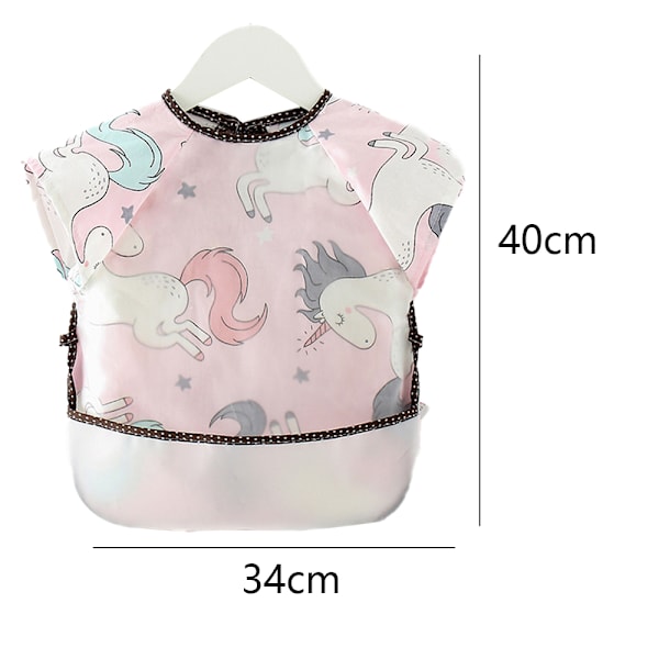 Barn Overall, Vattentät Långärmad Vändbar Kläder, Baby Äter Saker Kläder