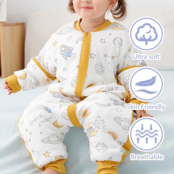 Baby Wearable Blanket til Småbørn og Tidlige Gående - Sovepose med Ben